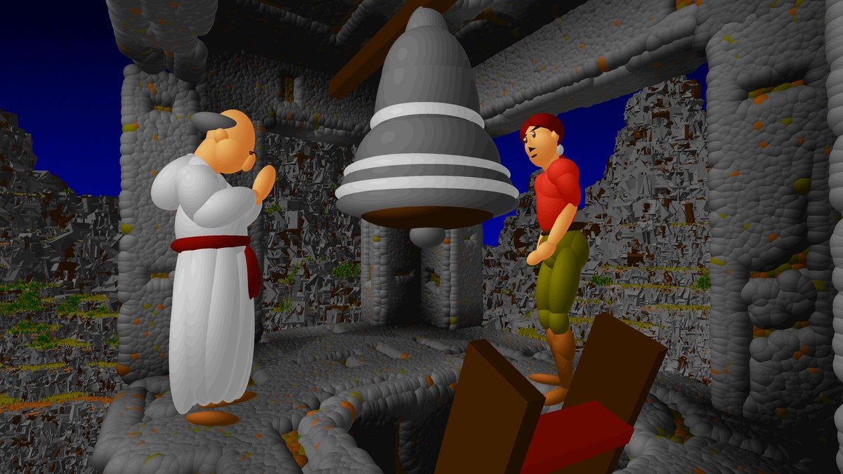 32-year-old "ellipsoid" horror game Ecstatica gets a PC re-release today, showing us an alternative timeline in which